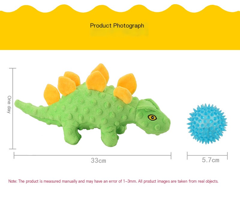 Pet Plush Toy Dinosaur Image 2