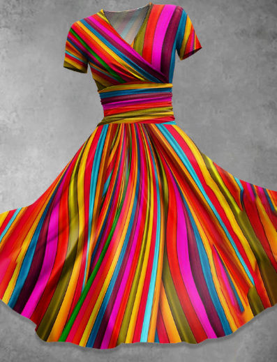 Colorful Elegant Dress