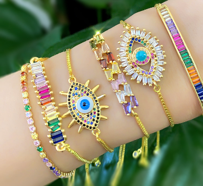Colorful Crystal Zircon Bracelet Image 4