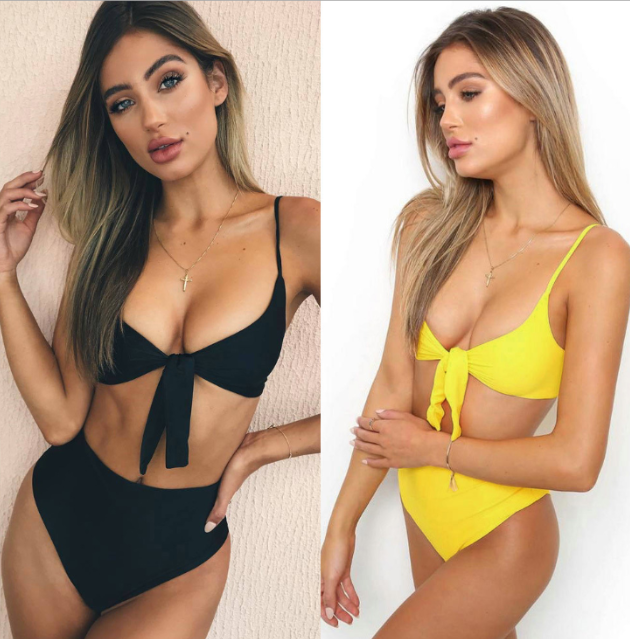 Solid Color Bikini - Image 2