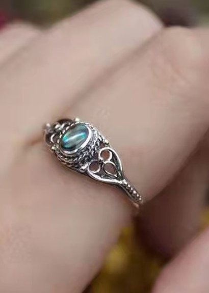 Middle Ancient Court Turquoise Ring