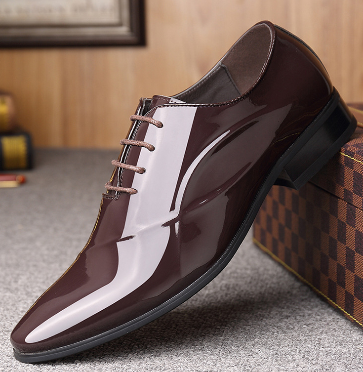 Brown Leather Shoe Side View