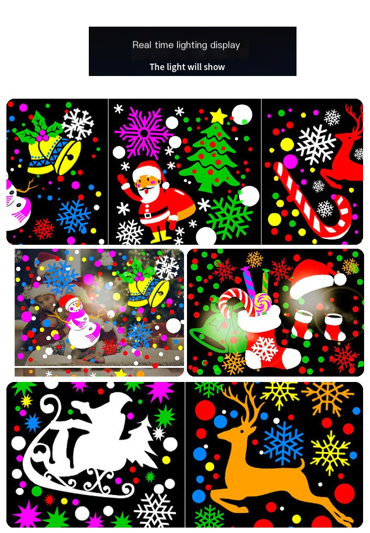 LED Christmas Projection Light 3