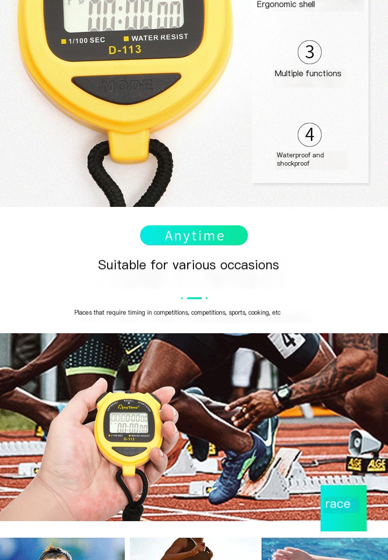 D-113 Stopwatch Image 3