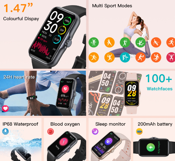 Smartwatch Kids Black