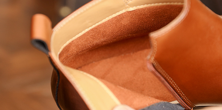 Sole of Enzo Leather Dress Shoe
