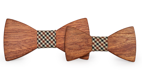 Solid Wood Bow Tie 3