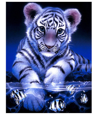 Tiger Oil Painting Image 2