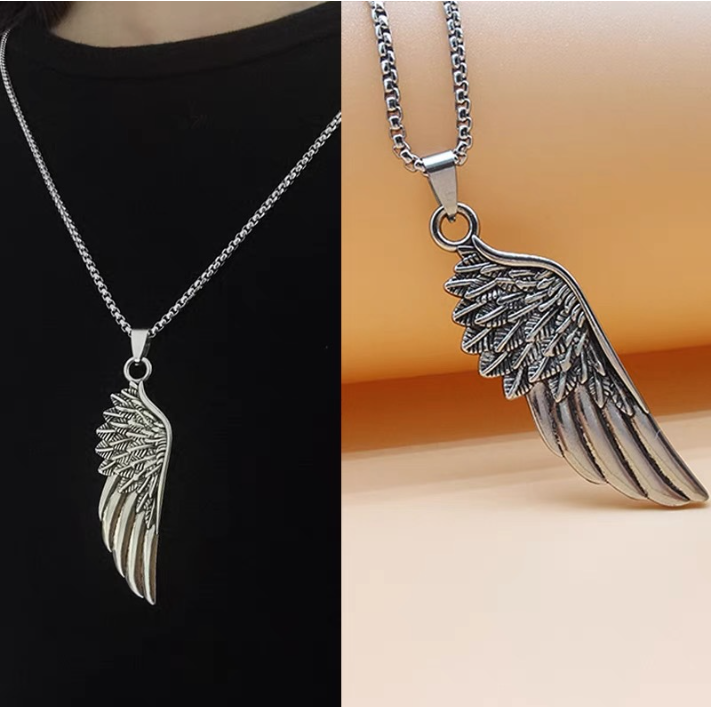 Glow-in-the-Dark Wings Necklace Image 1