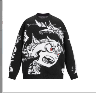Black Clover Asta Sweater Detail View