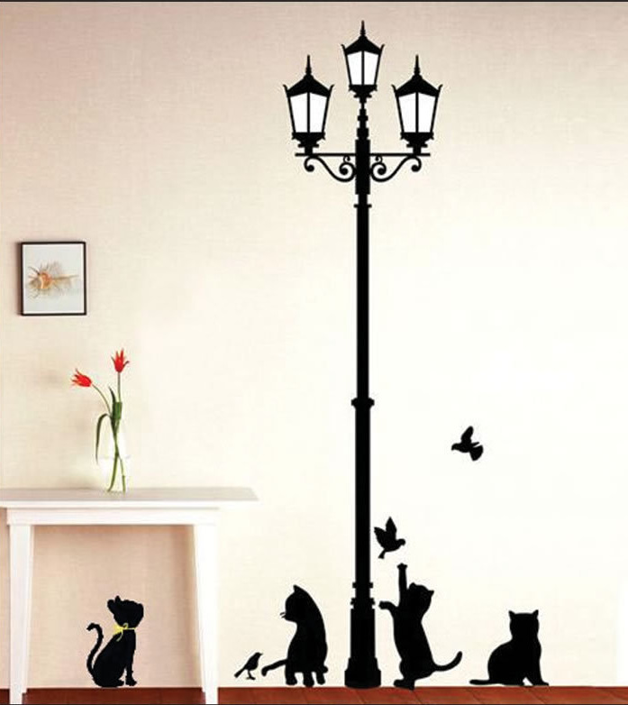 Black Cat Wall Sticker 1