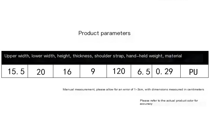 Korean Style Handbag Black