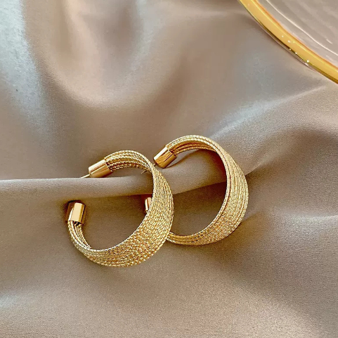 Brinco Argolas Luxury Earrings 5