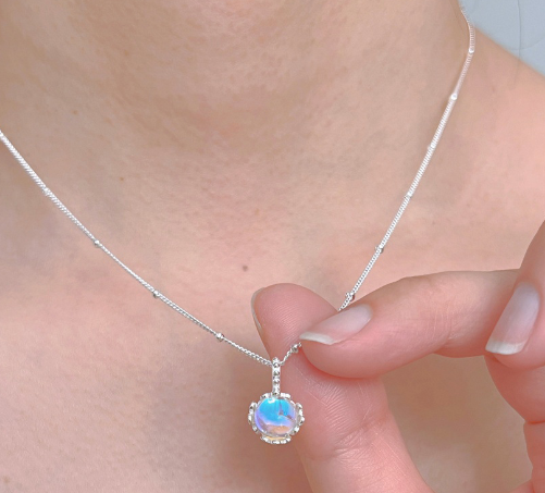 Showcasing the Necklace