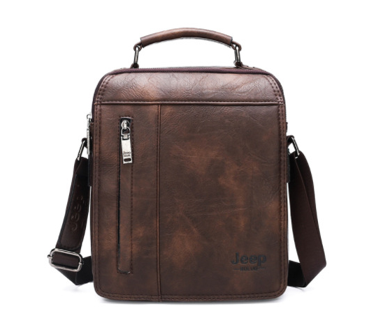 Men's Genuine Leather Bag - Victorius