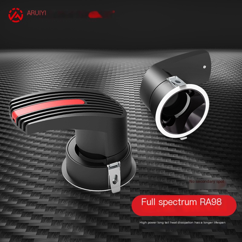 Household small hill full spectrum led spotlight embedded anti-glare wall washing lamp living room ceiling lamp smart spotlight image