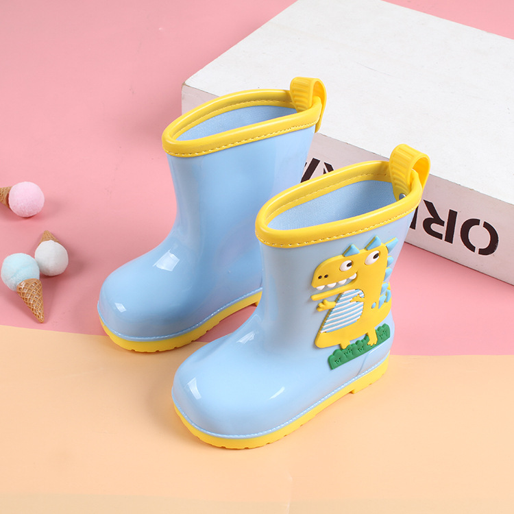 Kids dinosaur boots lifestyle
