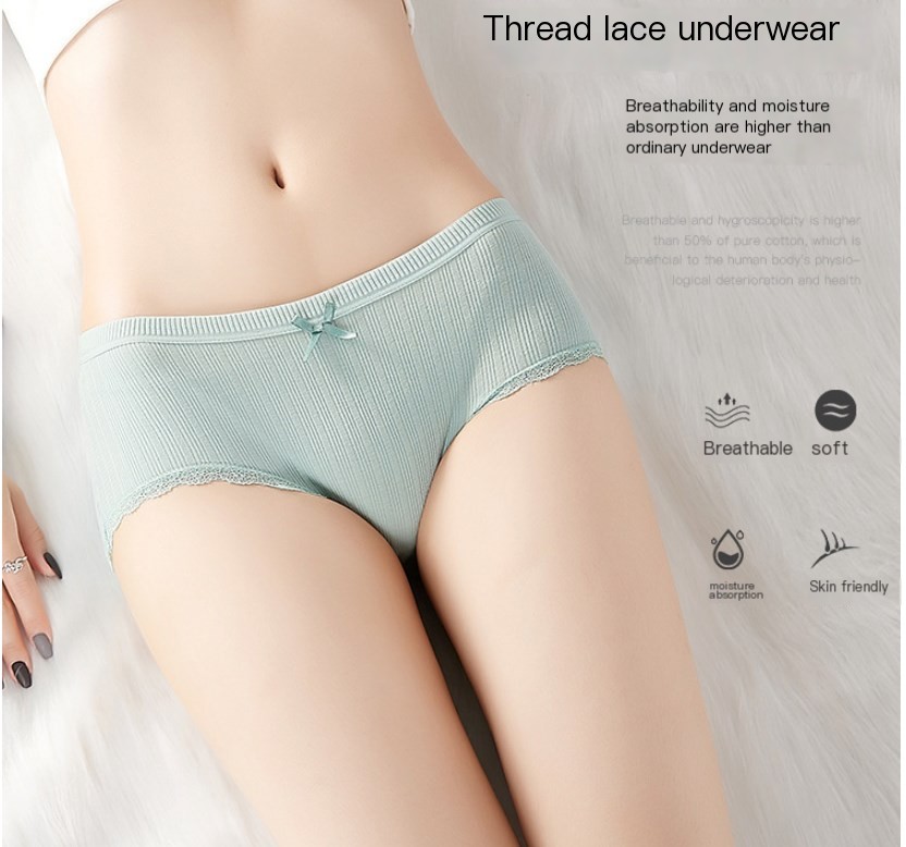 Lace Trimmed Briefs