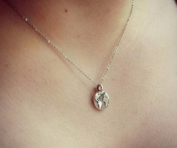 Map Pendant Necklace Image 3