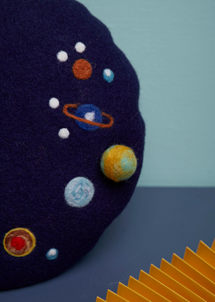 Fashionable Small Design Wool Felt Beret