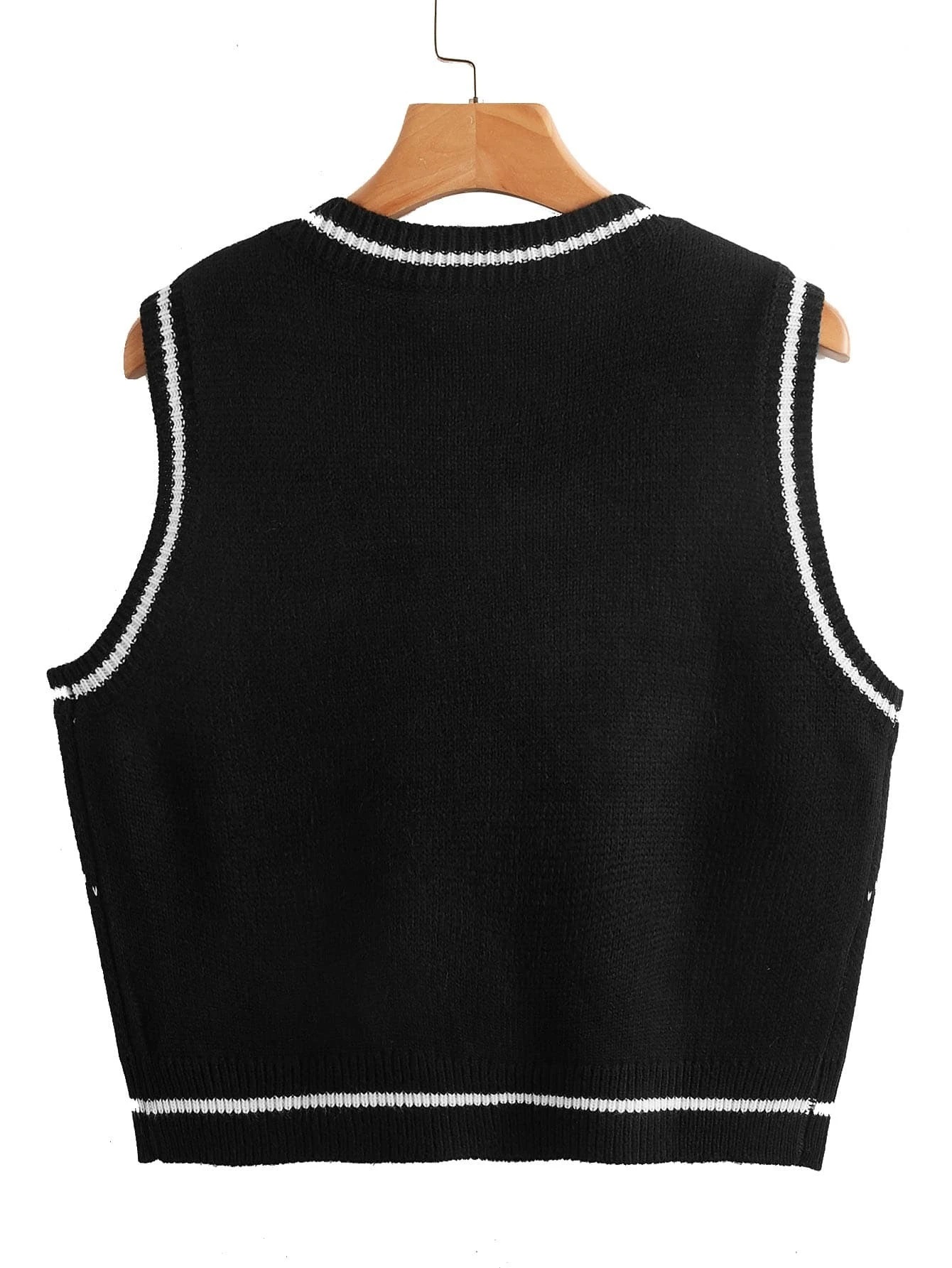 Skull Sweater Vest Image 3