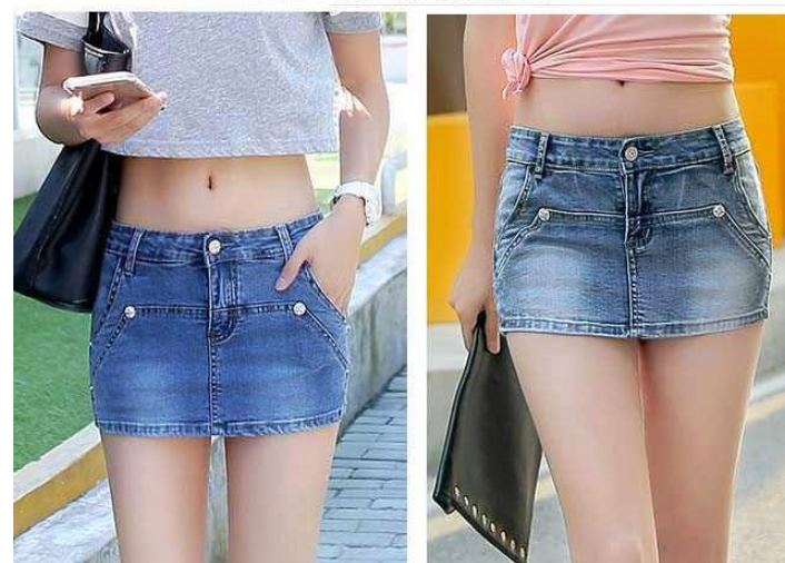 Denim Shorts Image 1