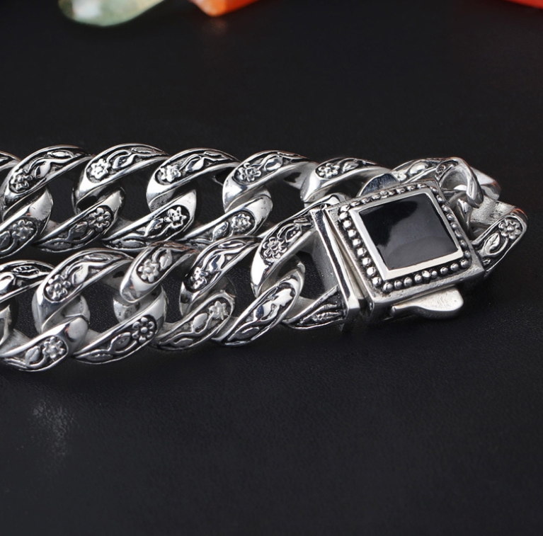 Vintage Rose Pattern Bracelet 8