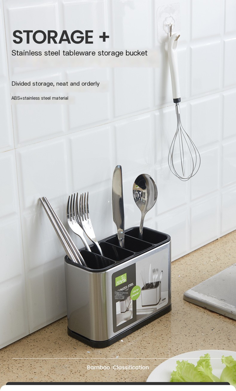 Stainless Steel Utensil Holder