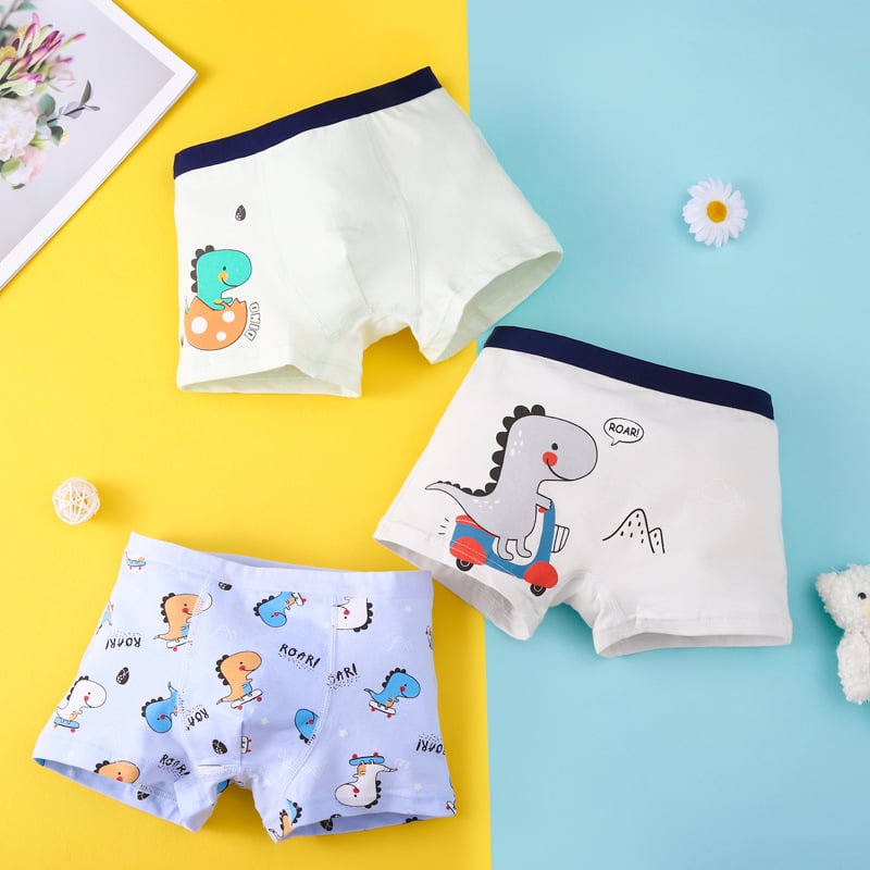 Cartoon Simple Cotton Breathable Boy Underwear image