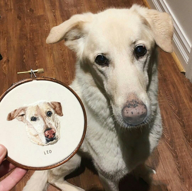 Pet Embroidery Example 2