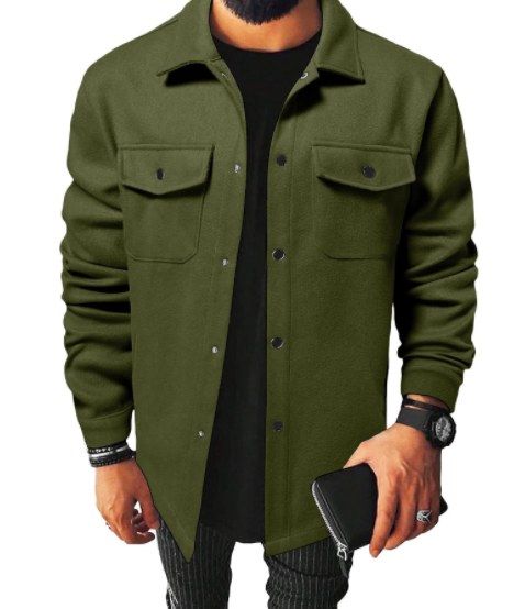 Men's Jacket in Apricot