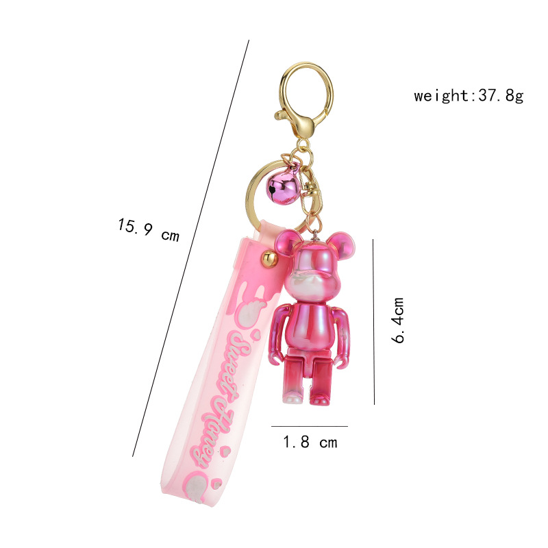 Colorful Bear Keychain