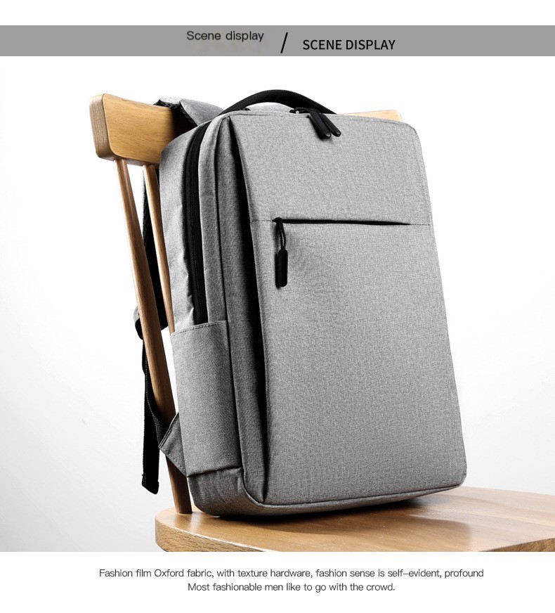Men's Computer Backpack - Grey