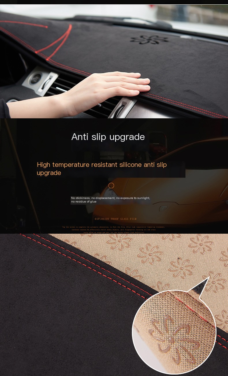 BMW Suede Dashboard Mat 7