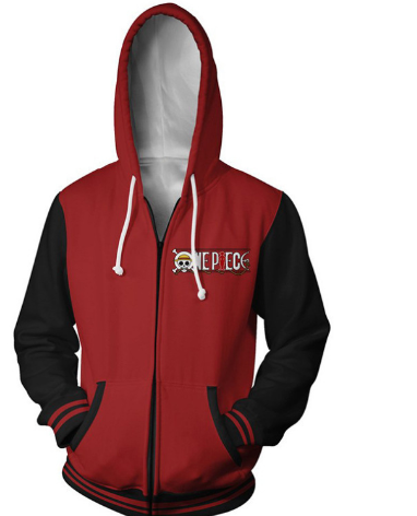 3D Printed Zipper Hoodie - 1
