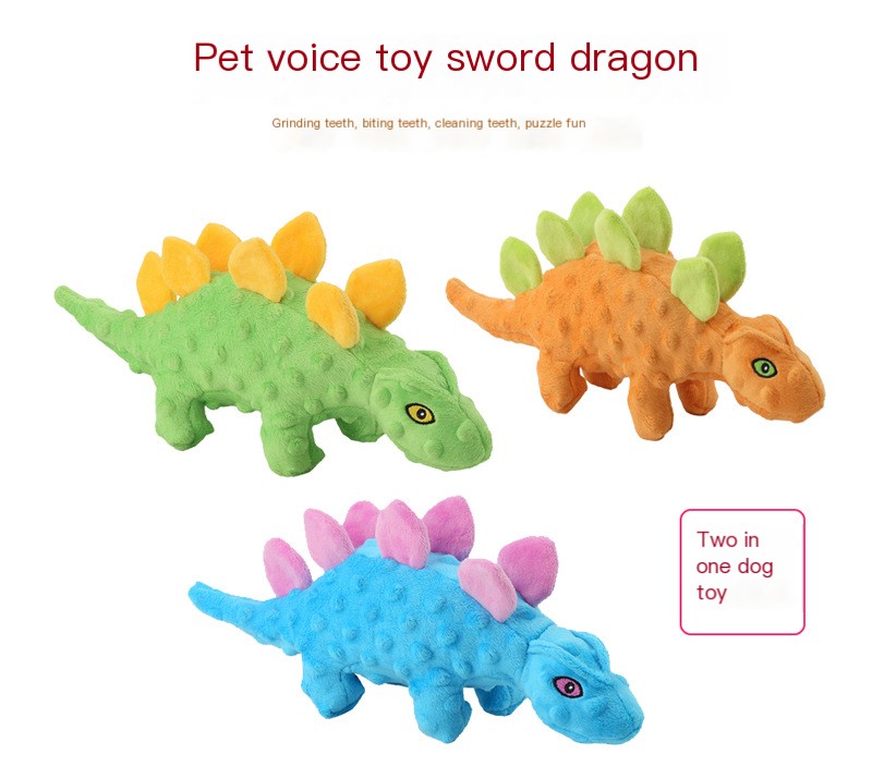 Pet Plush Toy Dinosaur Image 1