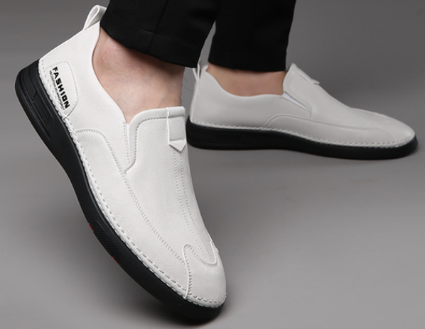 Casual Leather Shoes Display