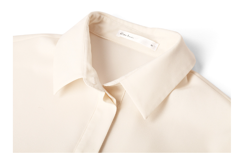 Beige Blouse Model