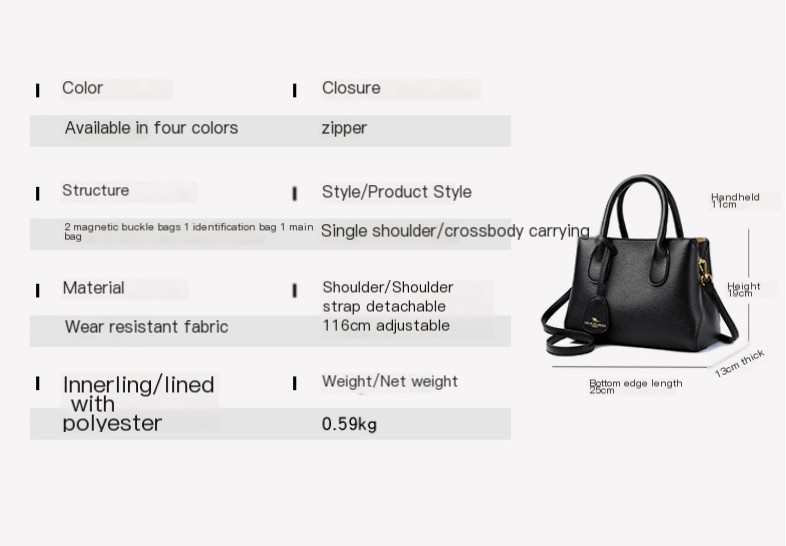 Crossbody shoulder bag