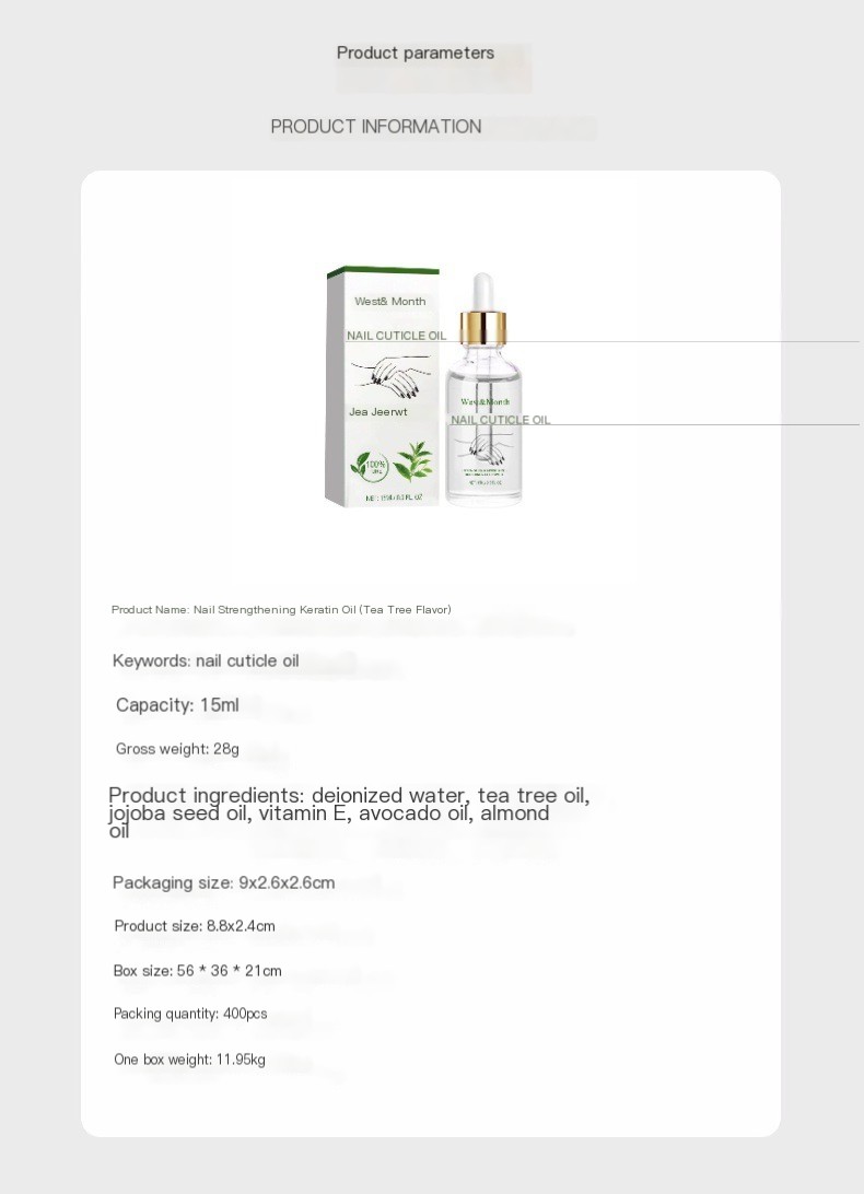 Nail Strengthening Cuticle Oil - Image 1