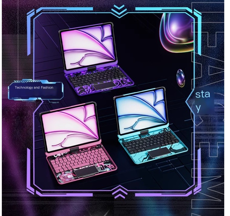 Ifacemall 2024 New iPad Magic Control Keyboard