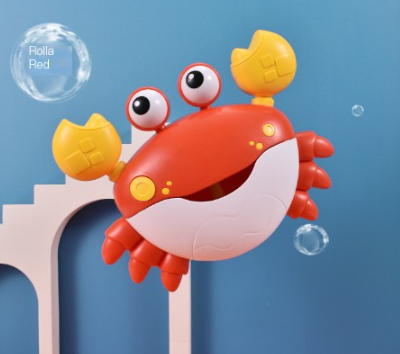 Kids Enjoying the Crab Bubble Machine