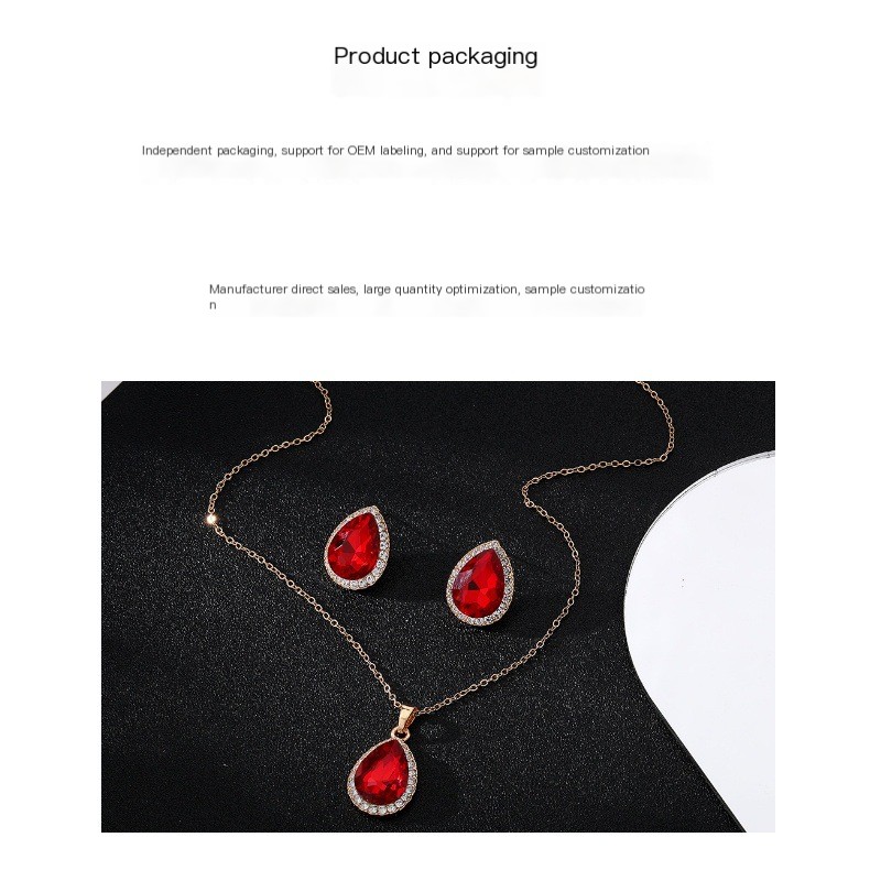 Cross-border Vintage Elegant Jewelry Set