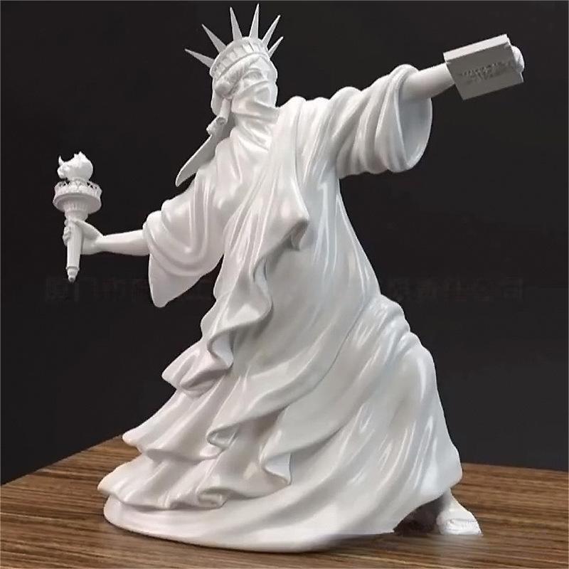 Statue of Liberty Sculpture Red