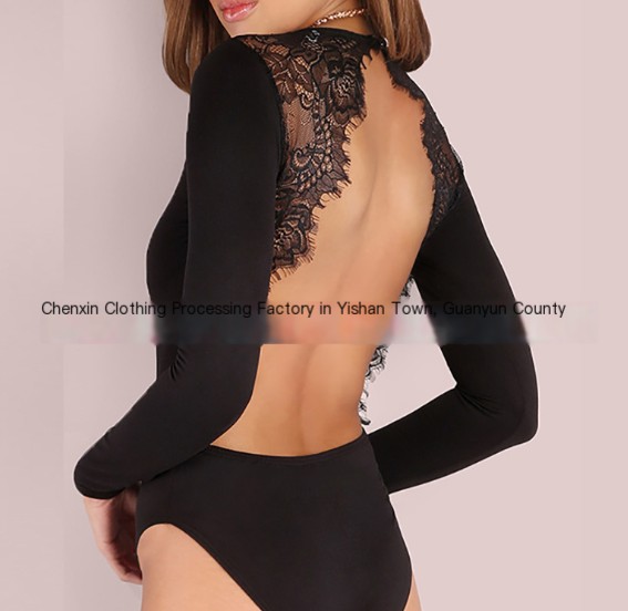 Black Lace Bodysuit