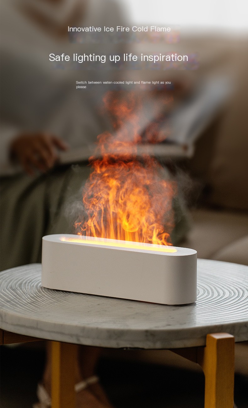 Colorful Flame Aromatherapy Humidifier