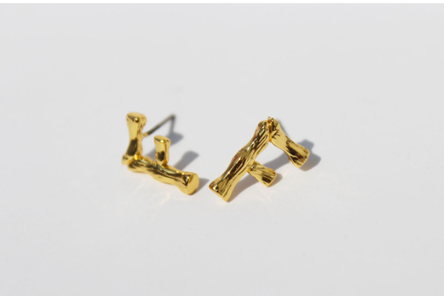Letter Earrings 2