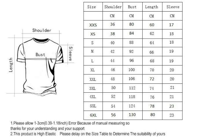 Dragon Ball Cartoon Print Short Sleeve