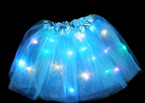 LED Ballet Skirt Blue