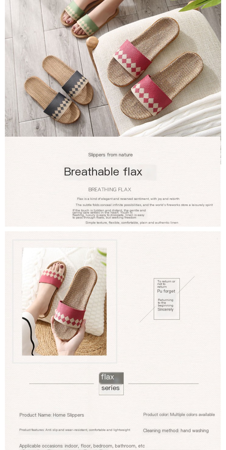 Color Variations of Women's Slippers